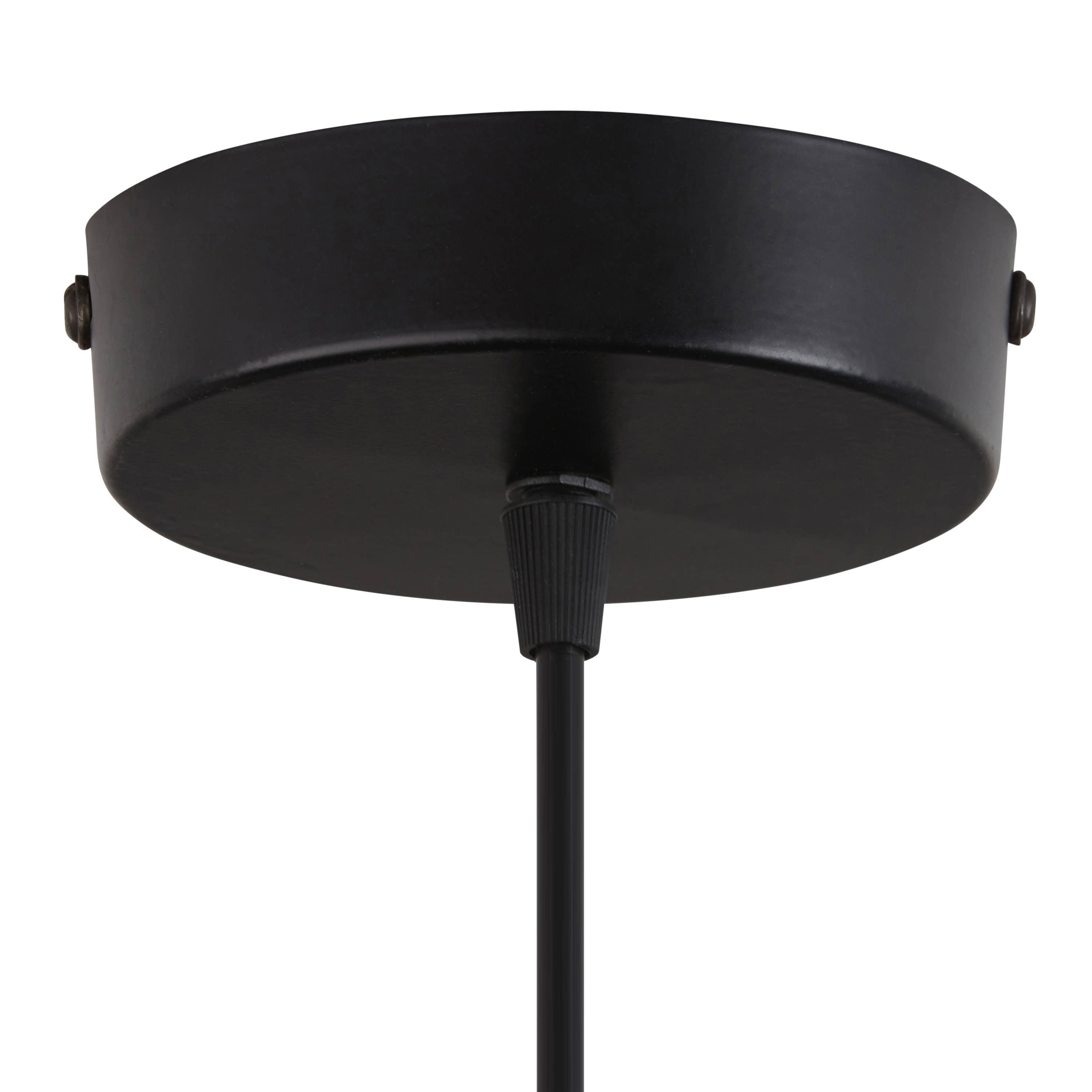 River of Goods - Vente Lustre/Suspension - Lampe suspendue en métal Aden noir à 1 ampoule, 14 po W10