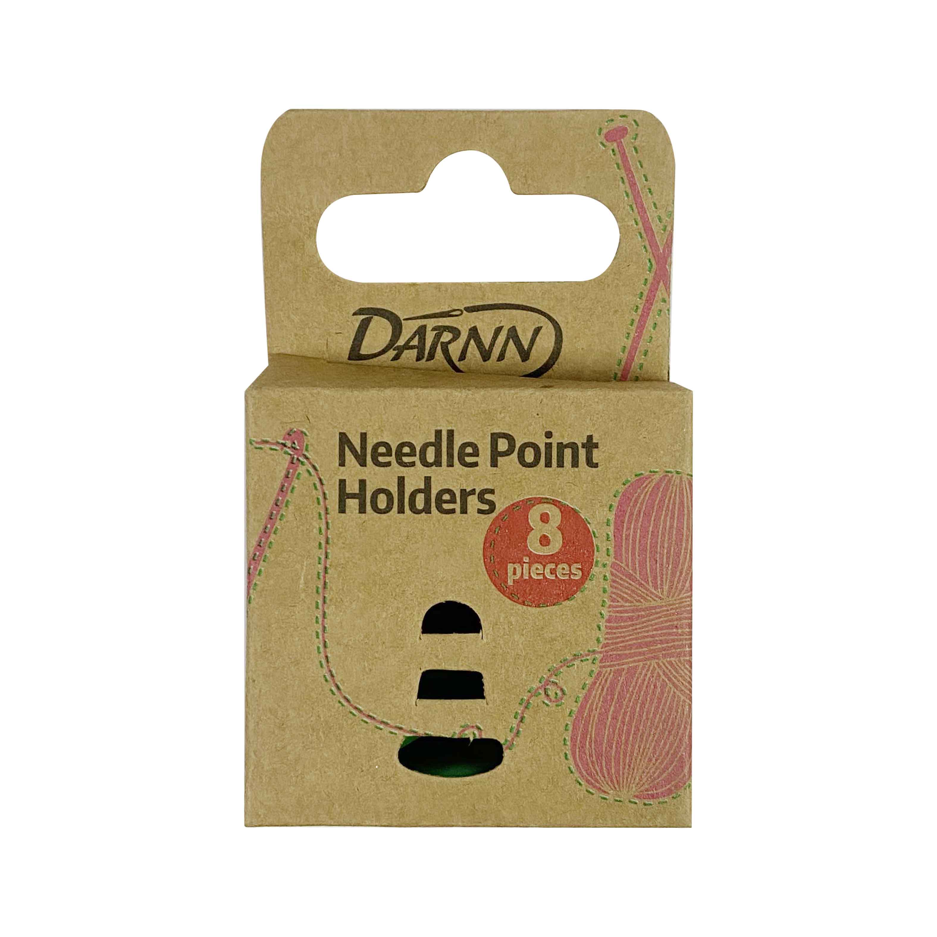 Max-Link Solutions Ltd - Wholesale Knitting/Crochet Supplies - Darnn Pack of 8 Needle Point Protectors, Needles Covers