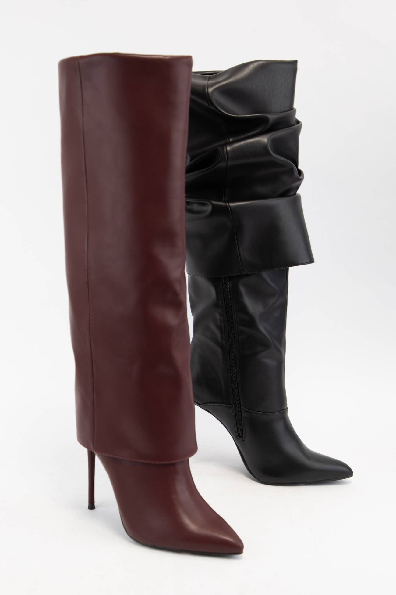 CCOCCI - Vente Bottes – femme - CARINA-01A BOTTES HAUTES À TALON AIGUILLE REPLIABLES5