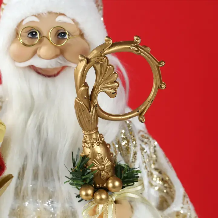 SINT - Wholesale Christmas Decoration - SINT 18 Inch Christmas Standing Santa Claus Doll Statue Figurine Ornament21