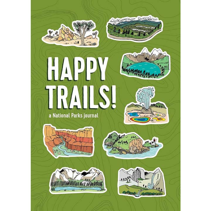 Texas Bookman - Wholesale Journal/Diary - Happy Trails!: A National Parks Journal