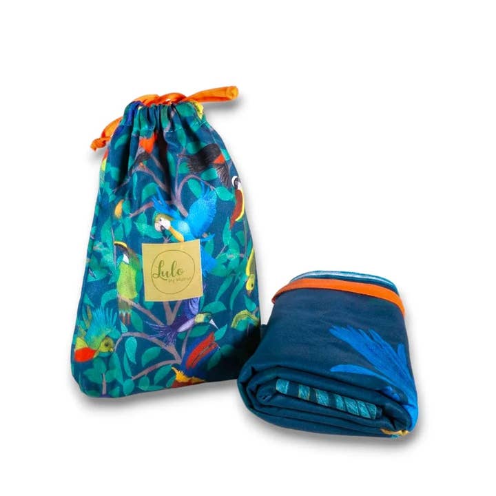 Trykt hurtigtørrende håndklæde med taske for engroshandel hos Lulo by Maria LLC