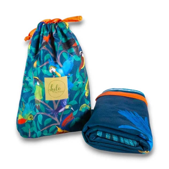 Trykt hurtigtørrende håndklæde med taske for engroshandel hos Lulo by Maria LLC