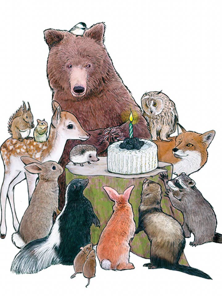 Party Animals Gift Enclosure - #Gift2 for wholesale by Shawn Braley Illustration