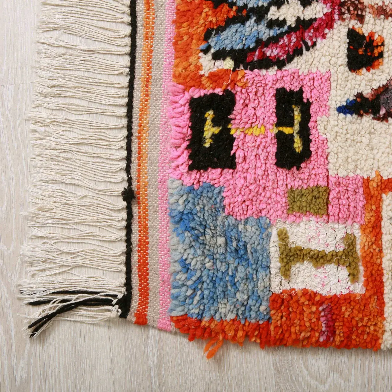 BerberNest - Wholesale Area Rug - Colorful Moroccan Berber Rug, White Shag Rug, Large area rug2