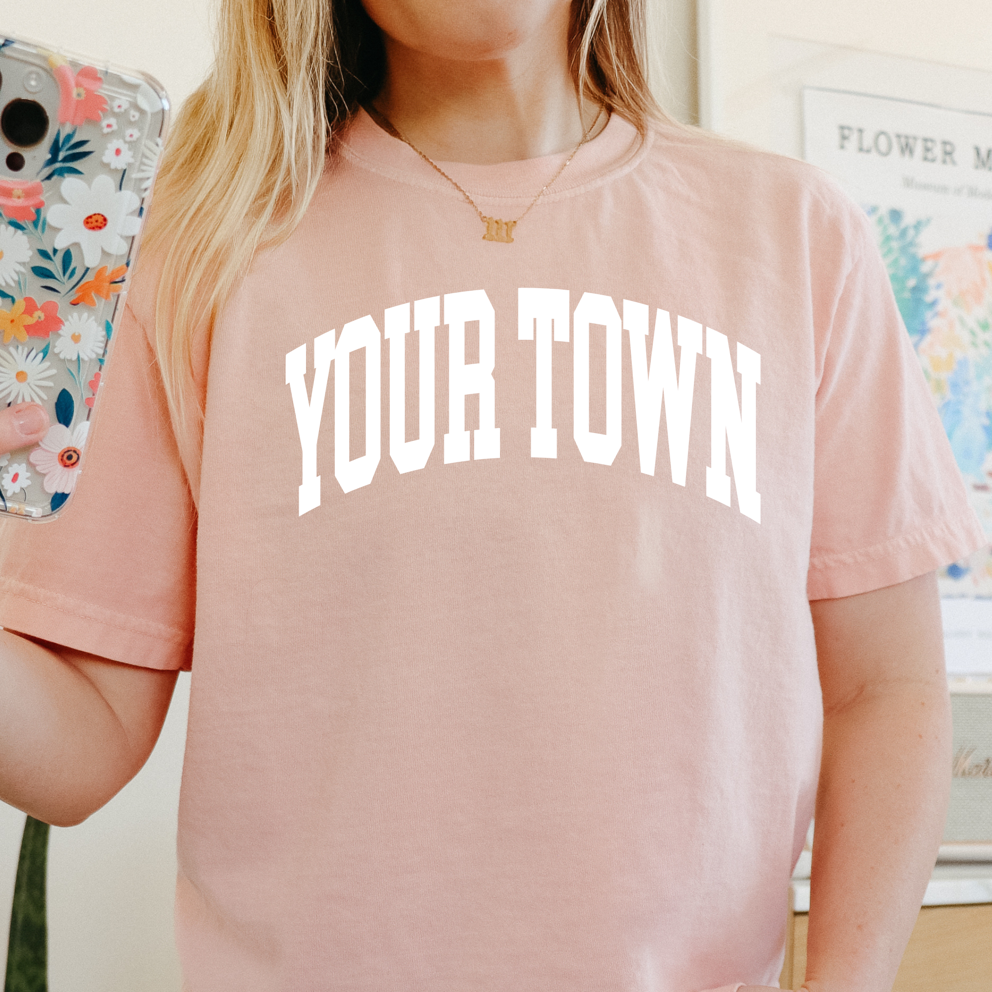 Faith & Life Christian Brands – Engroshandel T-shirt med print - Dame – Custom City Comfort Farver Heavyweight Hometown T-shirt24