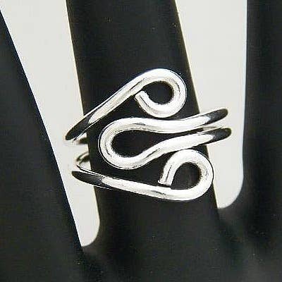 Costello International - Venta al por mayor Anillo de banda/apilable - Anillos de plata Art Deco10