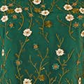 Yumi - Wholesale Blouse - Women's - Green Floral Embroidered Long Sleeve Top