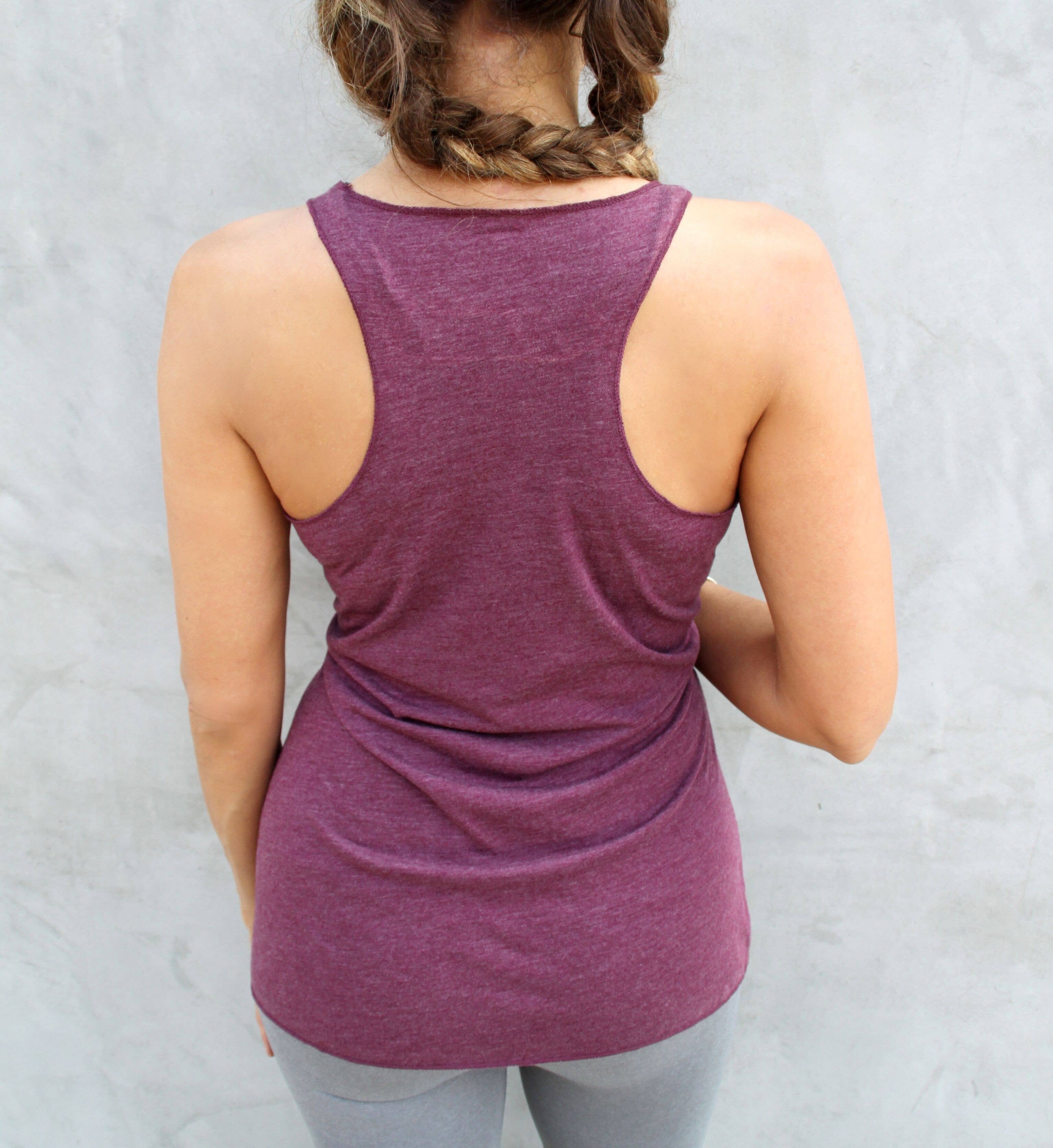 Blonde Peacock - Wholesale Tank Top - Women's - Lotus Racerback Tank Top 3