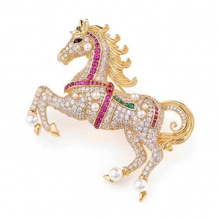 Broche Cavalo a Galope por atacado de Angel Barocco