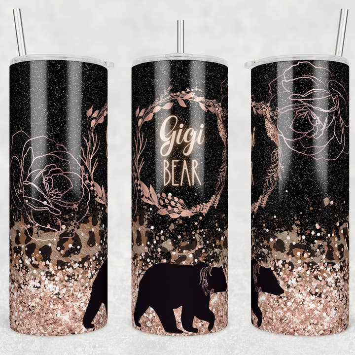 Copo de sublimação Gigi Bear 20oz por atacado de Twisted T Creations