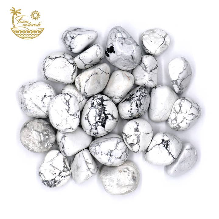 Faiza Naturals - Wholesale Spiritual stone/crystal - Howlite Tumbled Crystals in Bulk