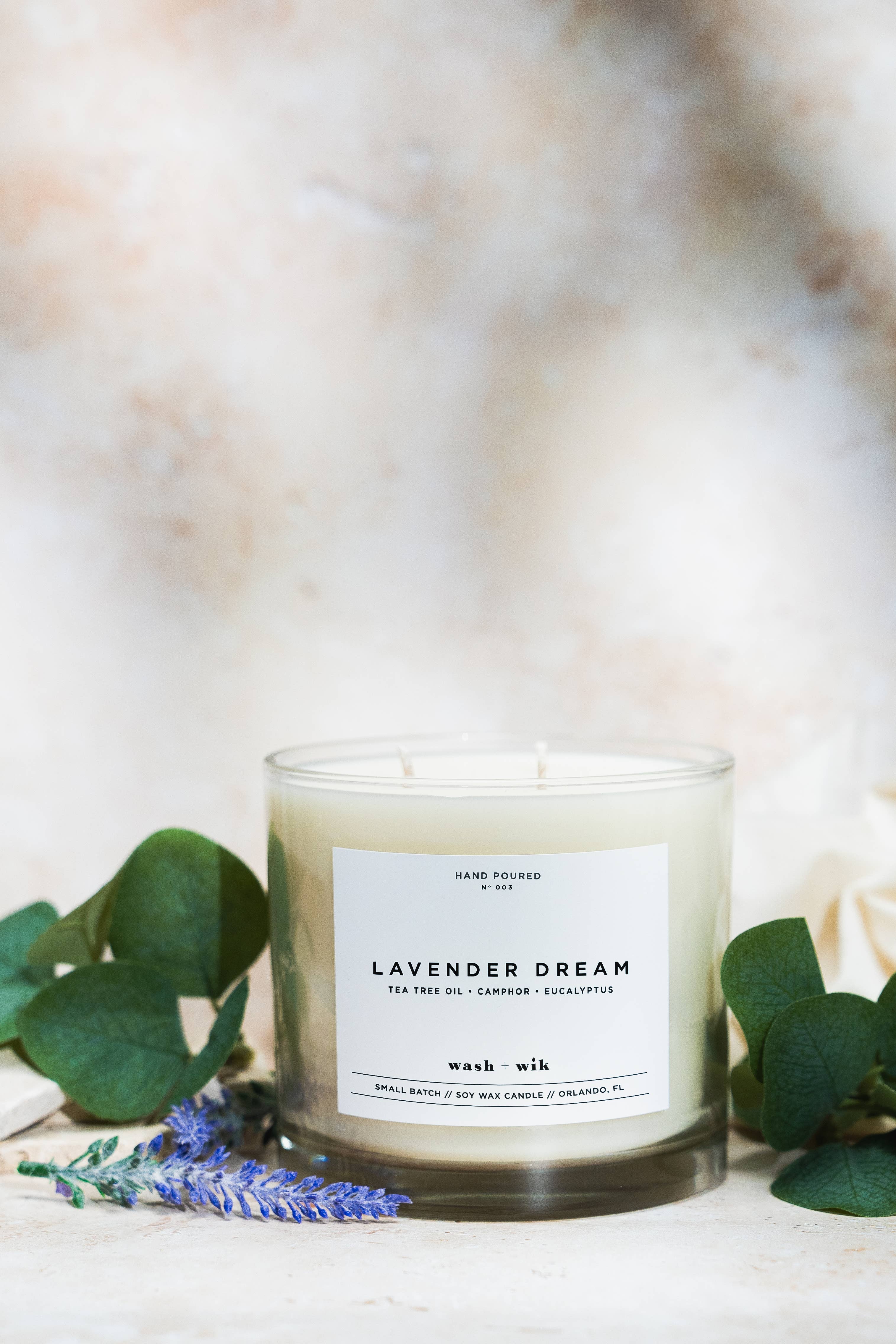 Wash and Wik - Wholesale Jar/Filled Candle - 3 Wick - 35oz Vessel - 2 Pound Soy Wax Candle by Wash + Wik7