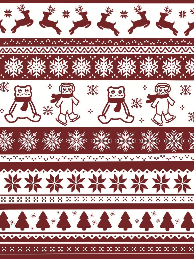 Frogblobs - Wholesale Throw Blanket - Winter Frog Tapestry Blanket4