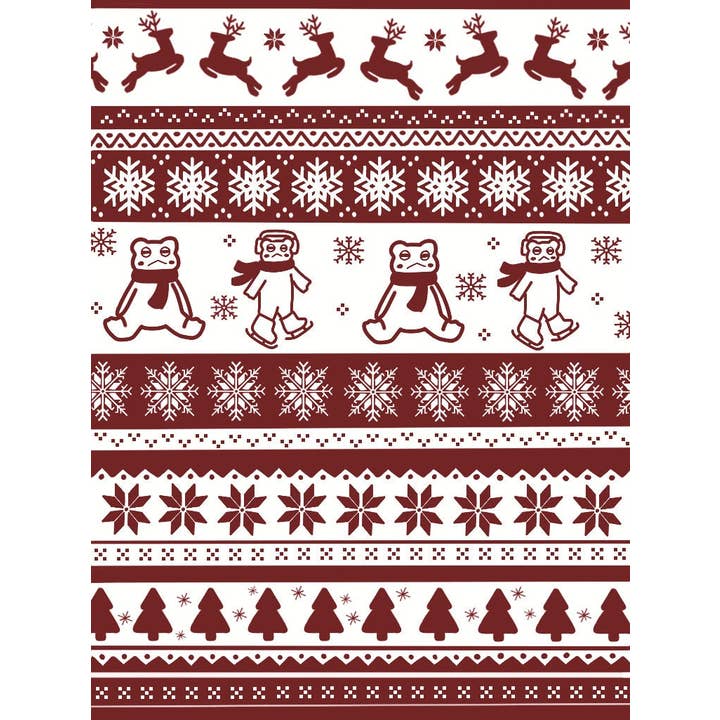 Frogblobs - Wholesale Throw Blanket - Winter Frog Tapestry Blanket4