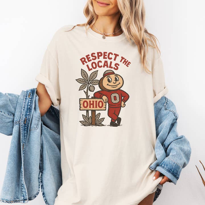 Vintage Respect The Locals - Ohio for wholesale by Simply You Customs