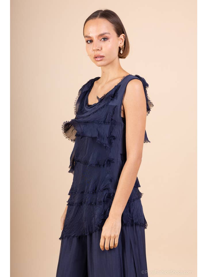 Shyloh - Wholesale Tunic - Women's - Ruffled Top 504833