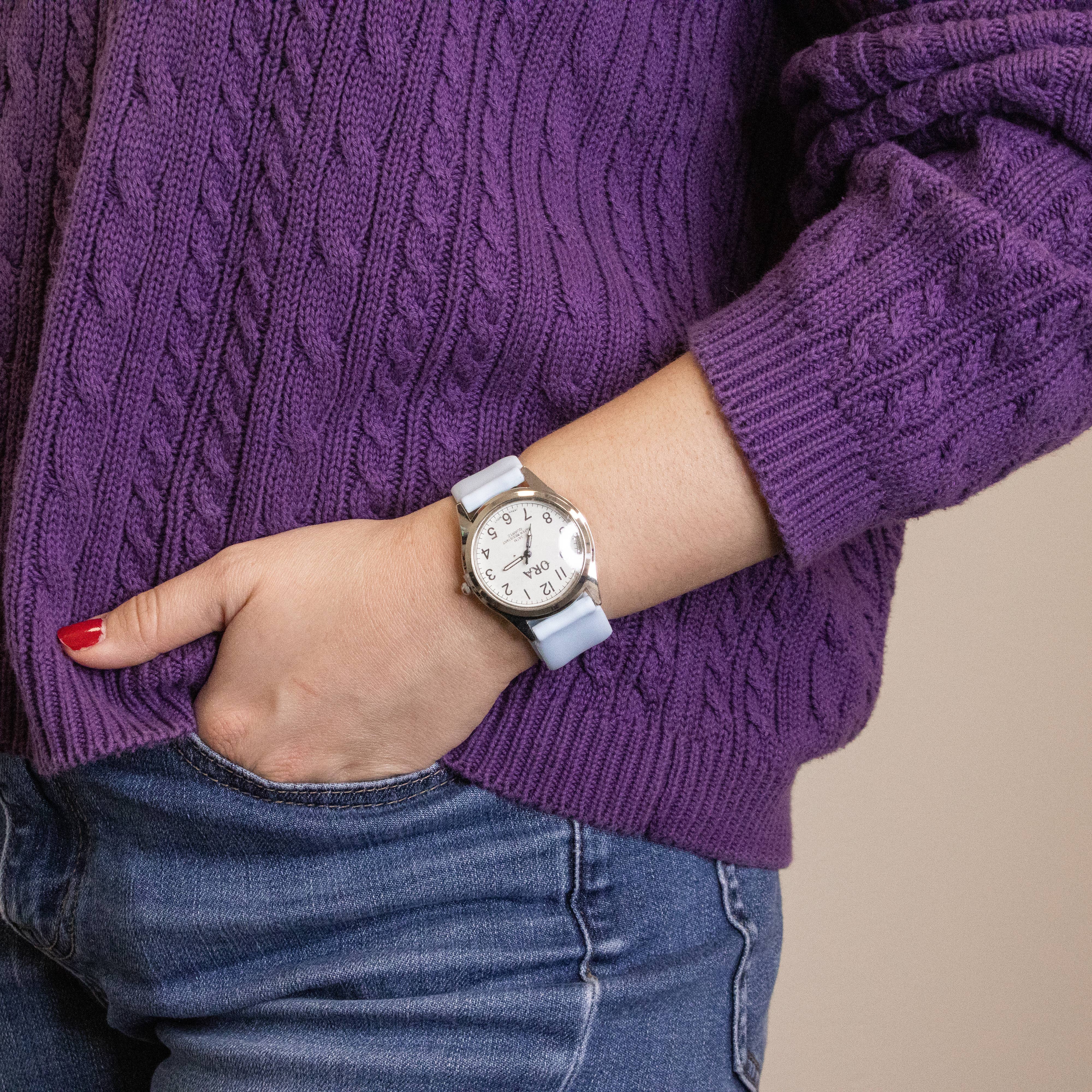 Natalia - Wholesale Wrist Watch - Women's - Interchangeable Silicone Wrist Watch (Analog - White Face)15