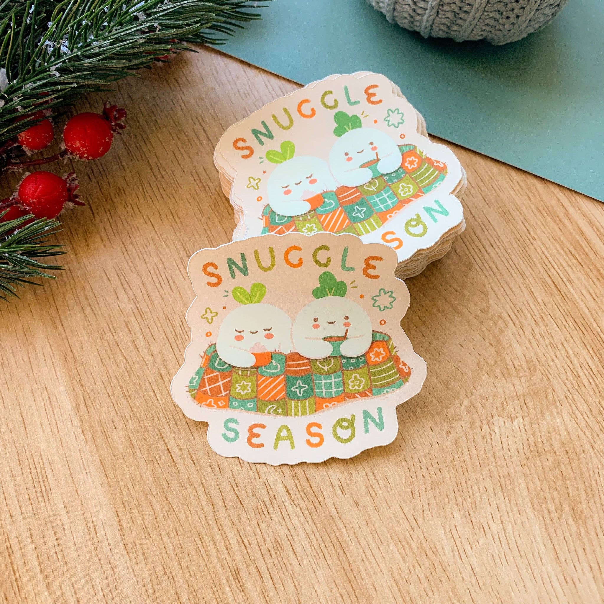 Laurel Mae Art – wholesale Sticker – Snuggle Season - Matte Vinyl Sticker4