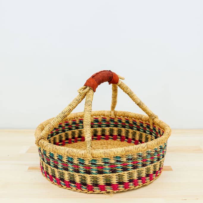 Gitzell FairTrade - Wholesale Basket - Bread Basket, round
