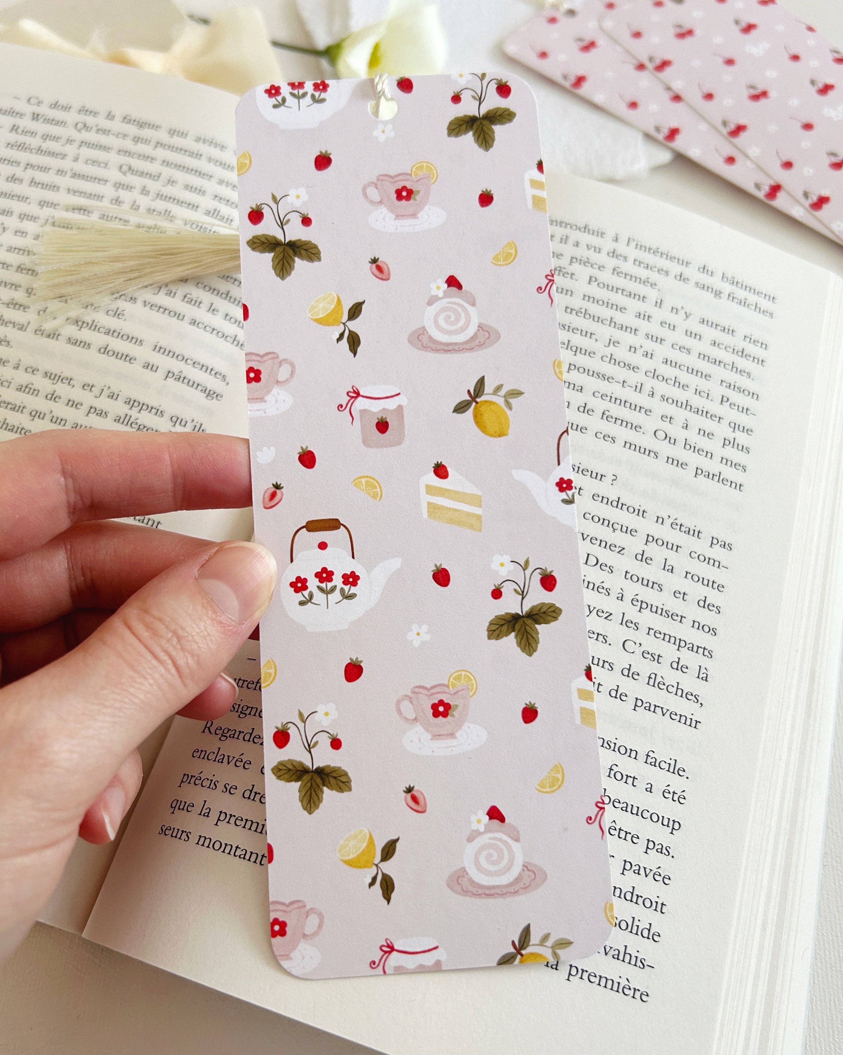 Marie-Lise Illustration - Wholesale Bookmark - Signet thé à l'anglaise2