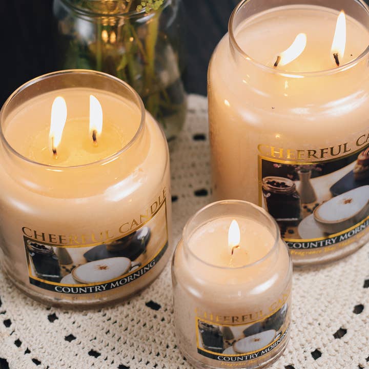 A Cheerful Giver - Wholesale Jar/Filled Candle - Cheerful Candle (6oz.) – Country Morning