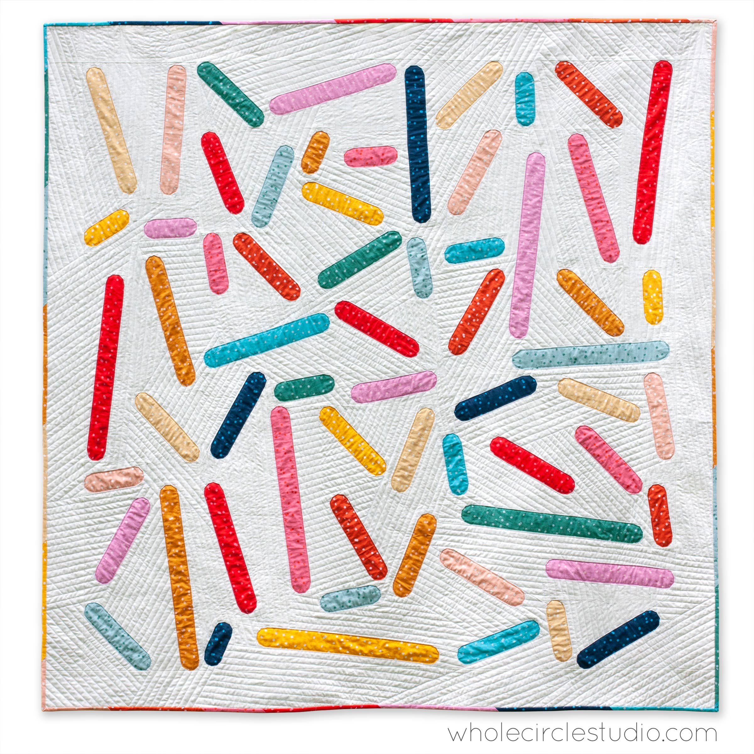Whole Circle Studio - Wholesale Craft Sewing Kit - Scattered Sprinkles Quilt Block Pattern2