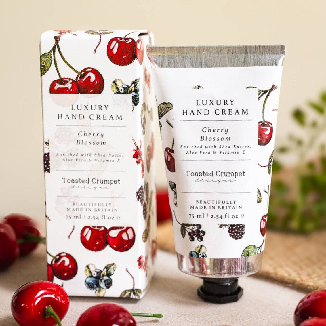 Toasted Crumpet – wholesale Hand cream/lotion – Cherry Blossom Luxury Hand Cream3