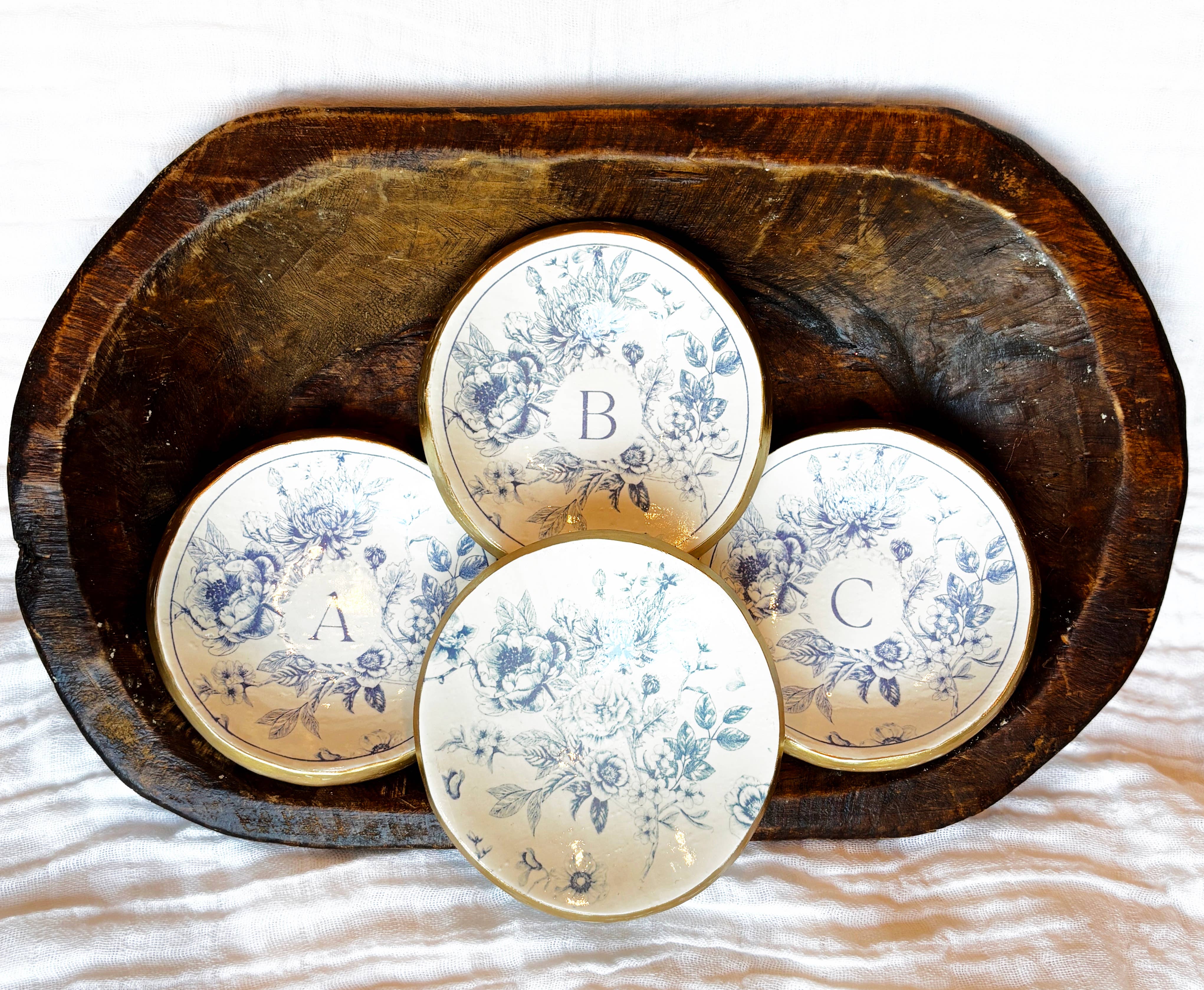 ShopWell - Wholesale Jewelry Dish - Cherished Ring Dish – Initial Optional1