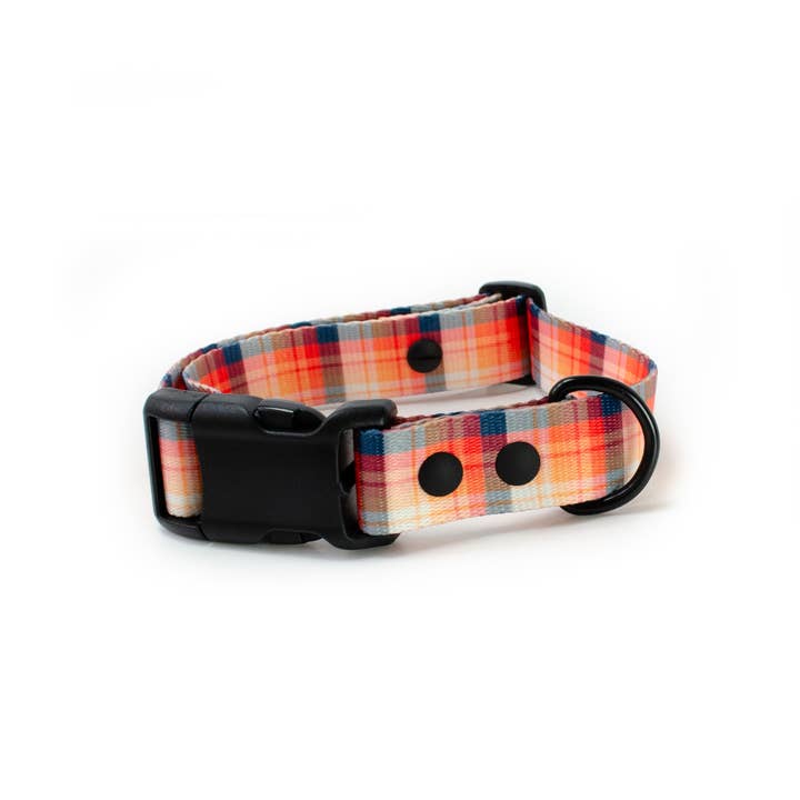 Spiced Latte Plaid - Dog Collar for wholesale by PawTies