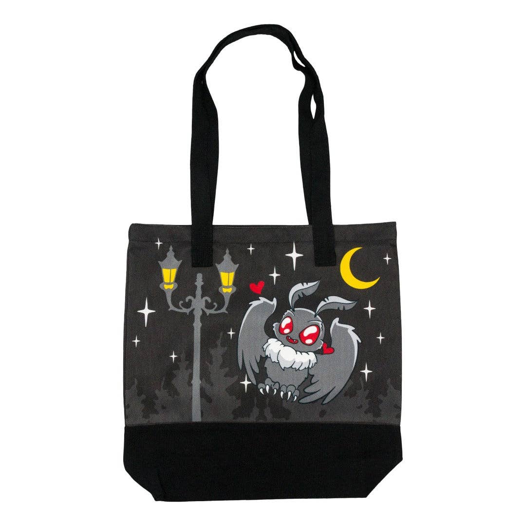 FootClothes LLC - Wholesale Tote Bag - Unisex - Cute Mothman Tote Bag4