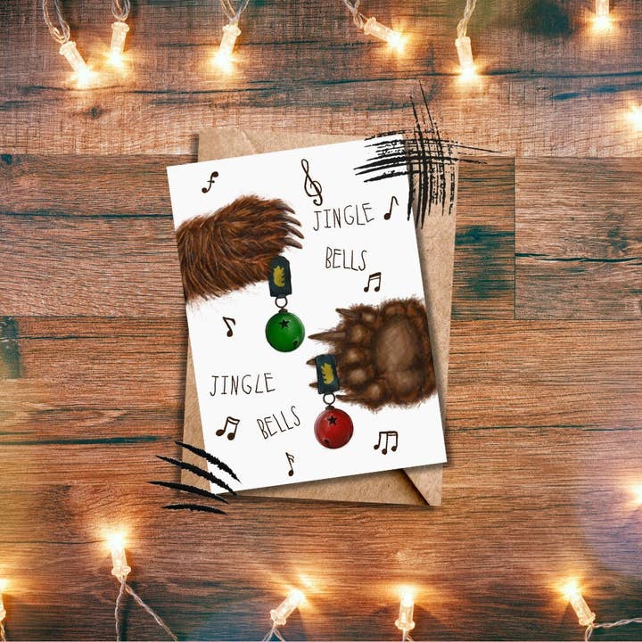 Jingle Bells|Wenskaart|Wandelwenskaart|Kerstkaart voor wholesale door Mile Markers