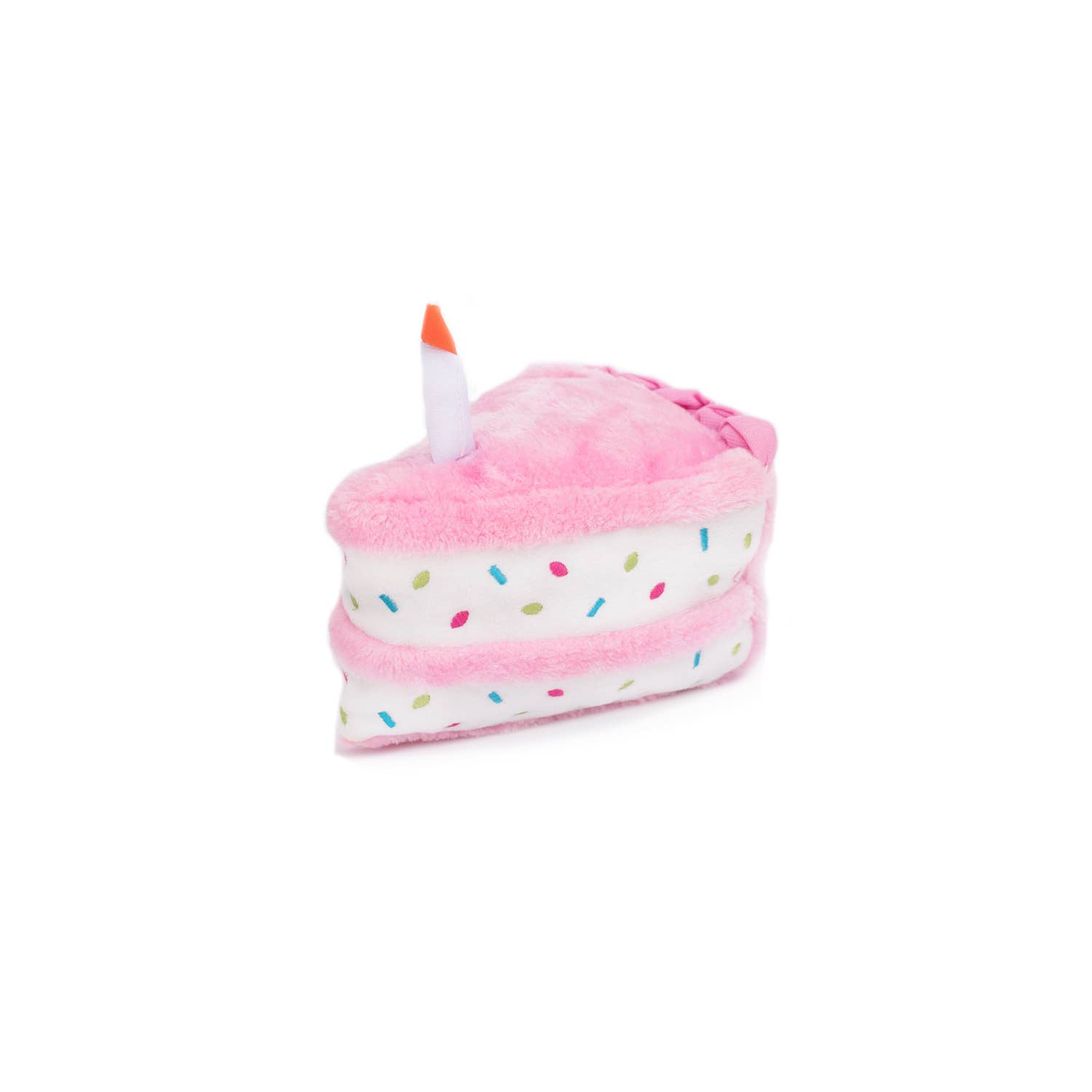 ZippyPaws - Vendita all'ingrosso Peluche - Cani - Torta di compleanno - Rosa - Giocattolo per cani