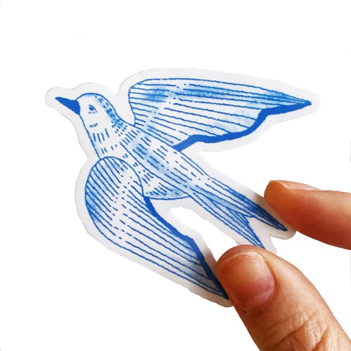 Little Song Bird - Waterproof Sticker - Frankie Blue for wholesale by Frankie Blue