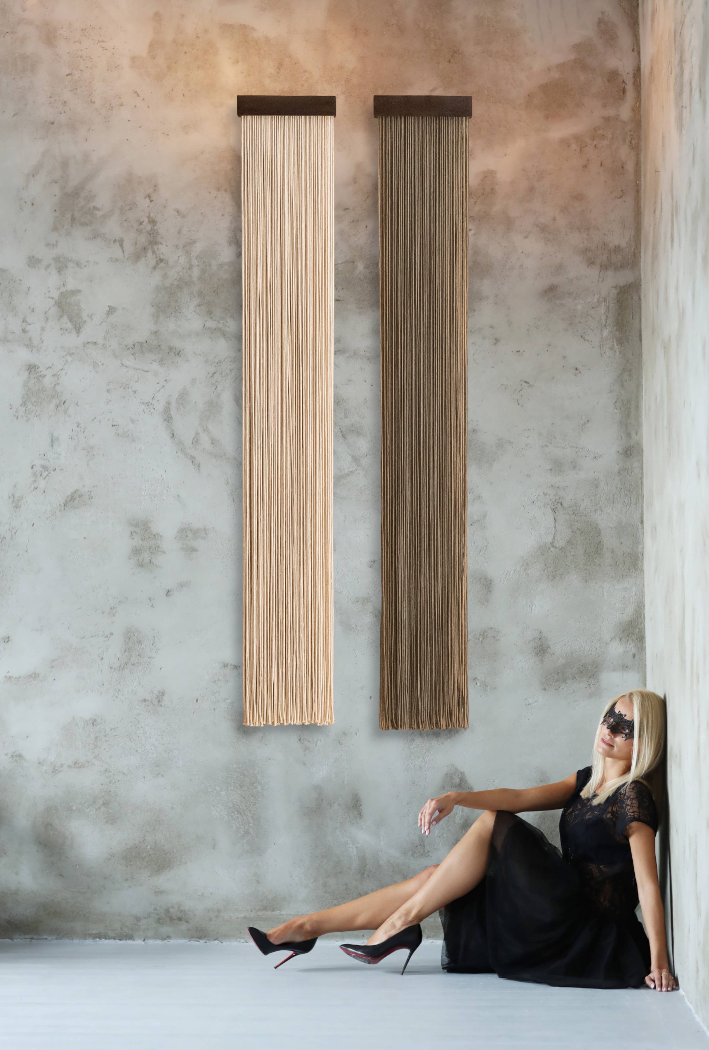 MinhandBros - Wholesale Wall Art Set - Macrame Fiber Wall Hanging for Cozy Farmhouse Aesthetic

V815