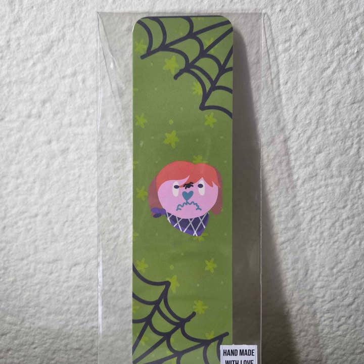 Danielle Fish Illustrations - Wholesale Bookmark - Halloween Double Sided Bookmarks Sweetie Bear1