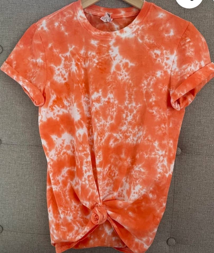 4 little hearts - Vendita all'ingrosso Maglietta - Donna - Maglietta tinta a effetto tie dye3