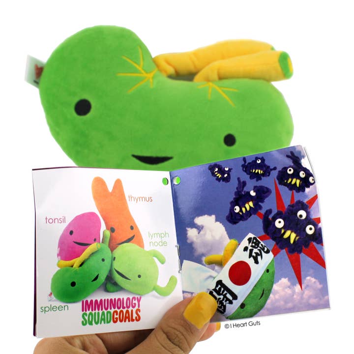 I Heart Guts | Organ Plushies Wholesale - Vente Peluche – enfant et bébé - Peluche de la rate - Lymphin' le rêve4
