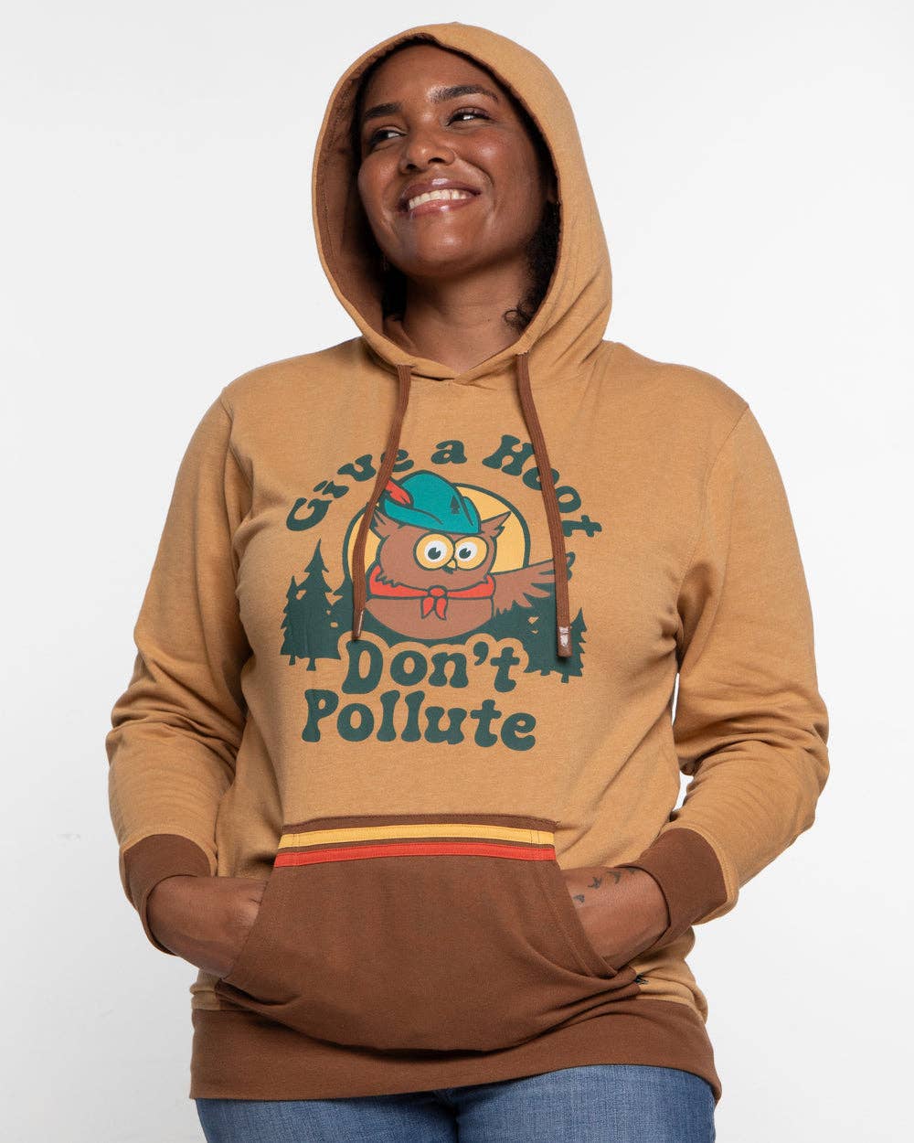 The Landmark Project - Wholesale Hoodie - Unisex - Give A Hoot Unisex Hoodie3
