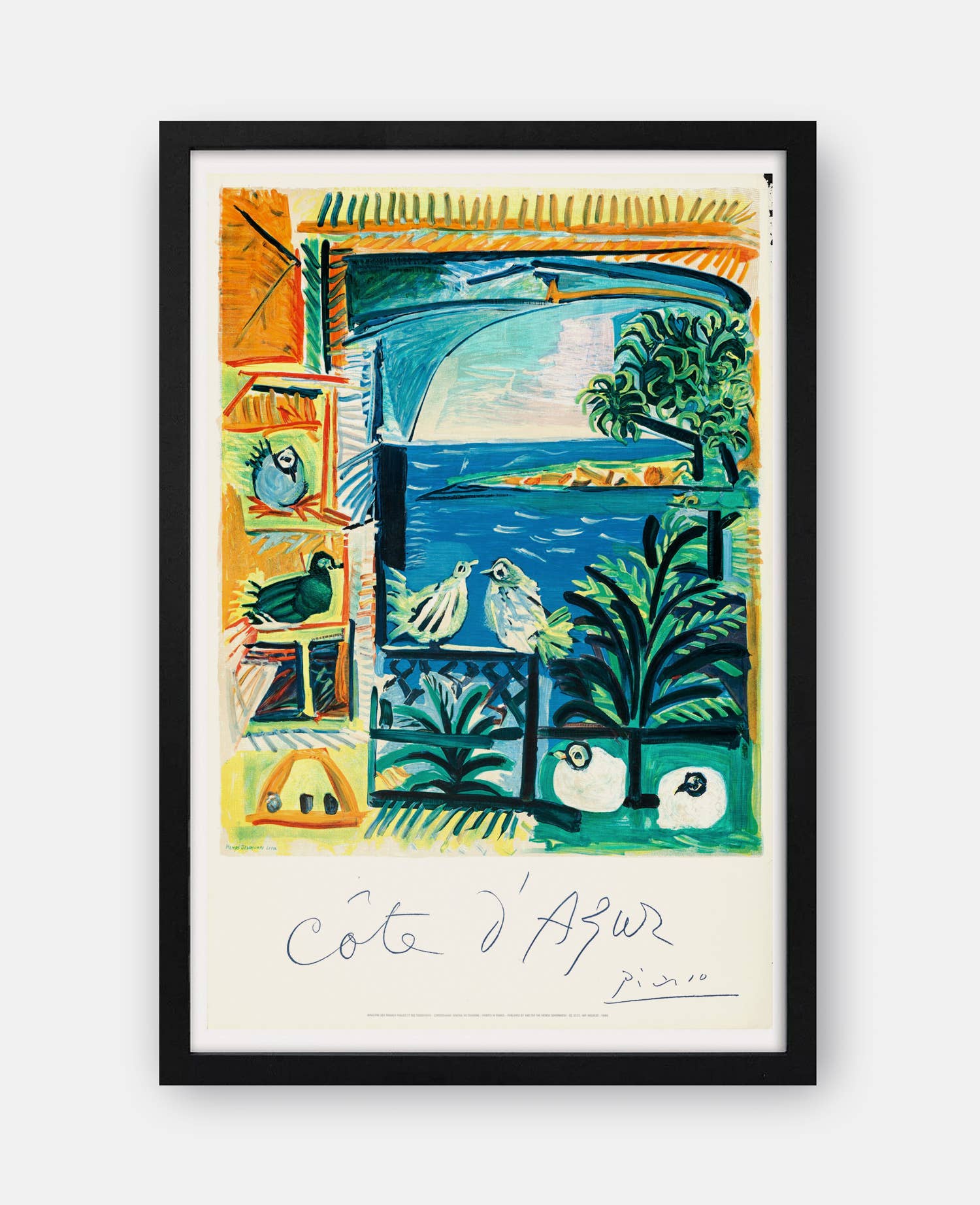 The Curious Desk - Wholesale Poster - Côte d’Azur 1962 Poster0