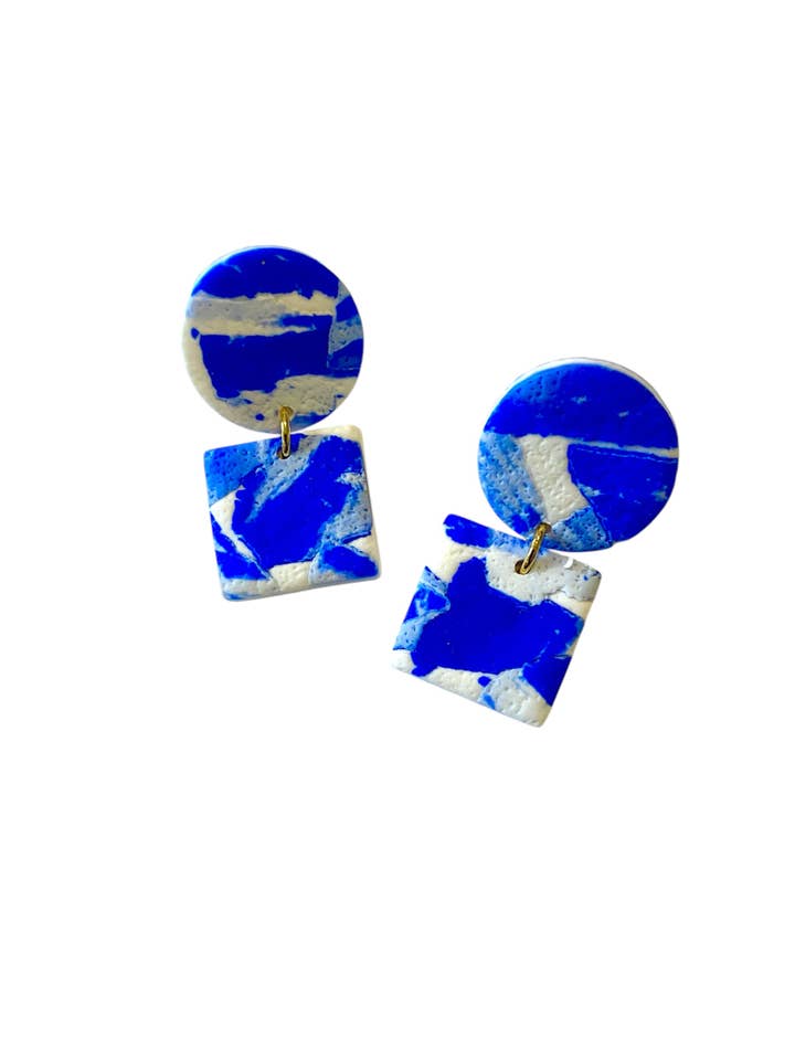 Botanica Sml Blue Earrings for wholesale by No Shrinking Violet