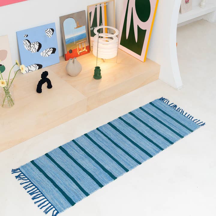 Tarta Gelatina - Venta al por mayor Alfombra pequeña - Alfombra reciclada artesanal1