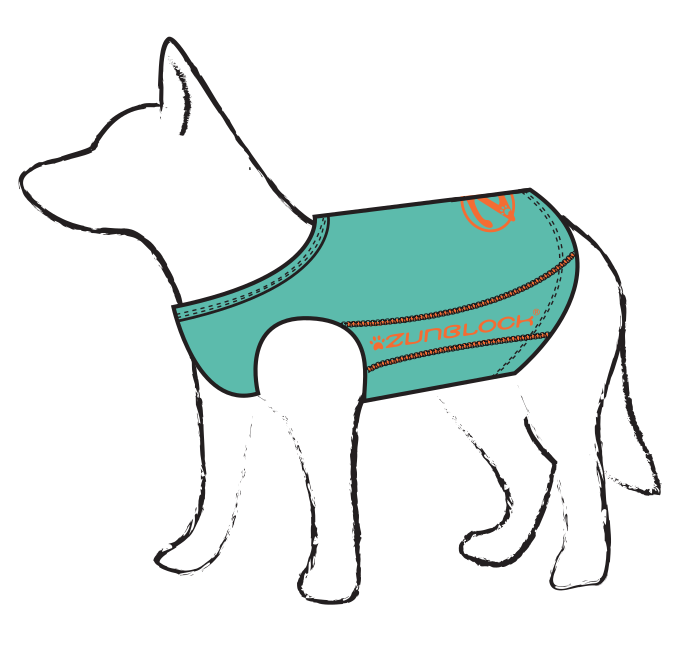 Camiseta para cachorro Zunblock com proteção solar UPF 50+ por atacado de Zunblock Austria