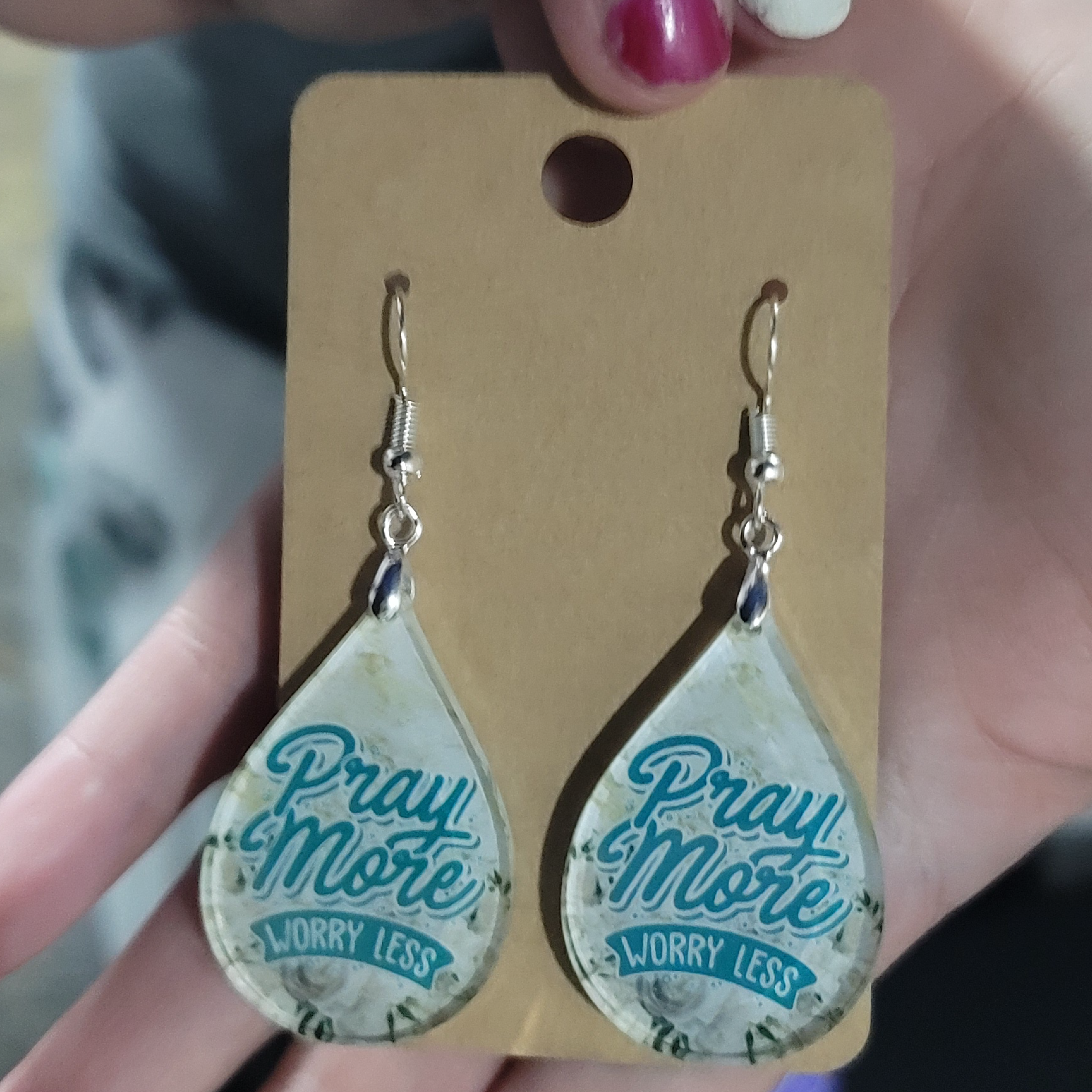 Smashing Ink Vinyl - Wholesale Dangle Earrings - Floral Pumpkin - Acrylic Earrings2