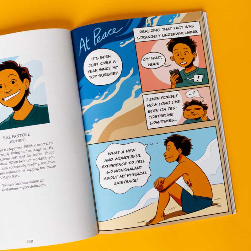 Simon & Schuster - Wholesale Comic Book - Out Side: Trans & Nonbinary Comics by6