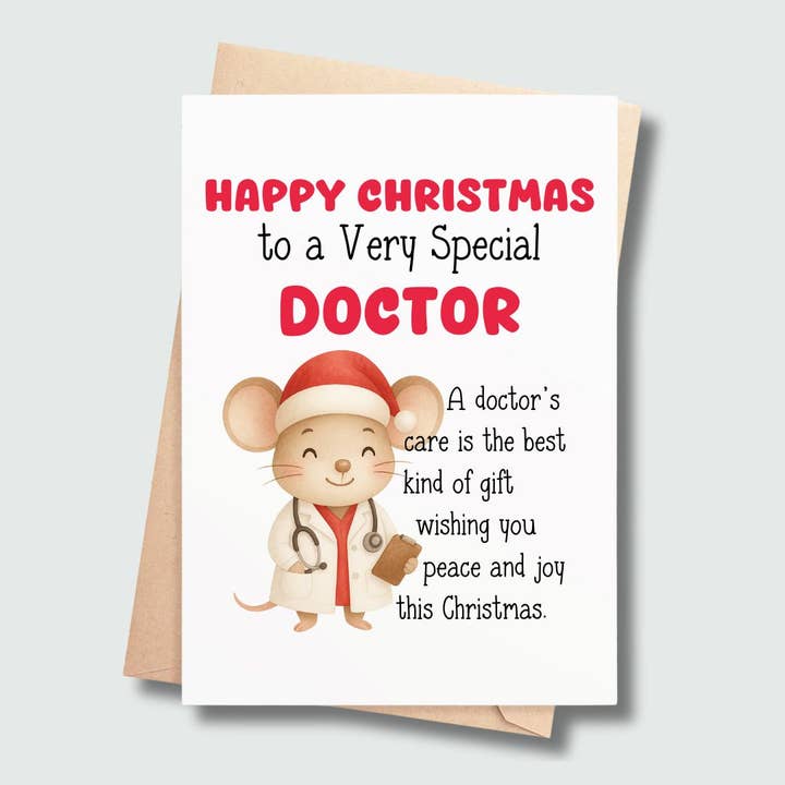Biglietto di Natale – Buon Natale a un Dottore Molto Speciale per la vendita all'ingrosso da parte di SP Gifts