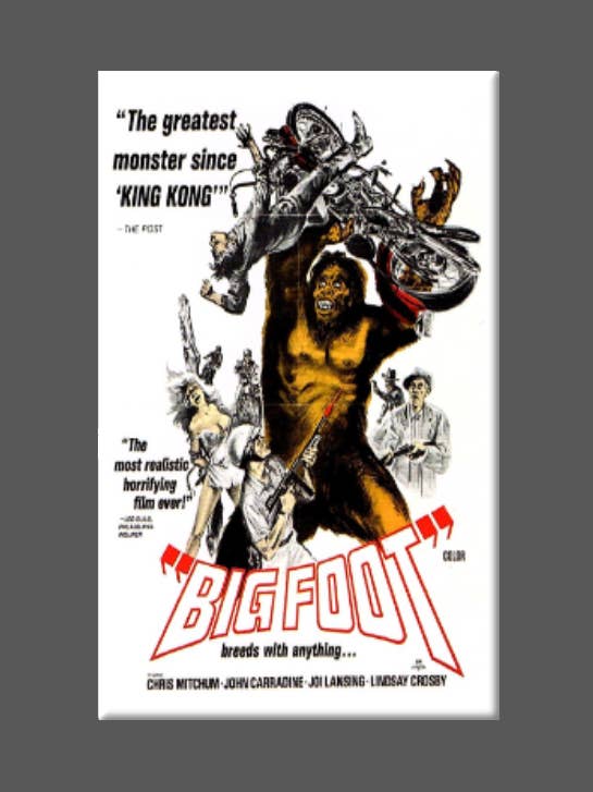 STOR FOT, Magnet, Knapp, Spegel, KING KONG för wholesale av Ba Ba Buttons