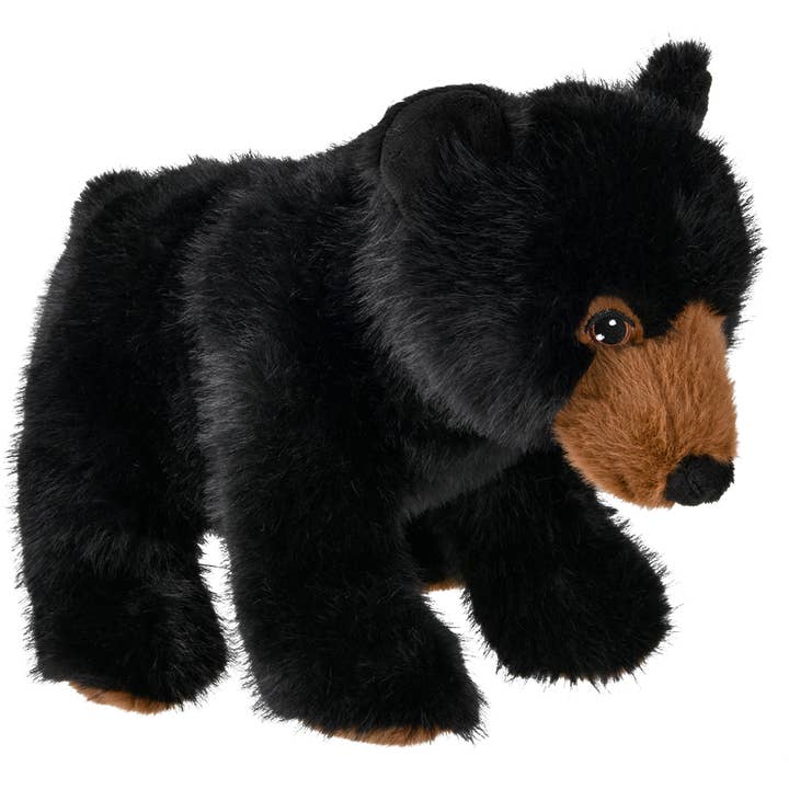 (T) 12" ANIMAL DEN BLACK BEAR for wholesale by The Toy Network