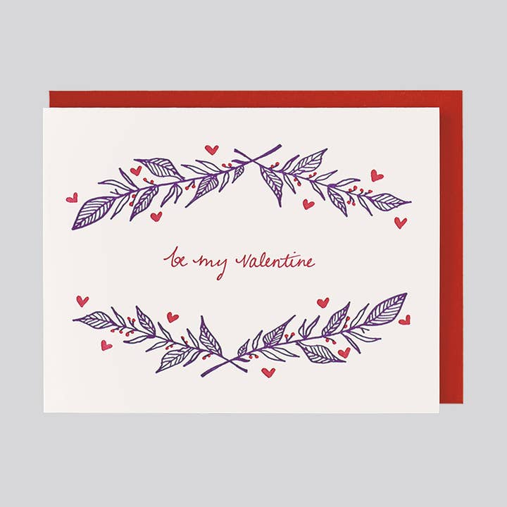 Heart Vine - Valentine's Day Card for wholesale by folio press & paperie