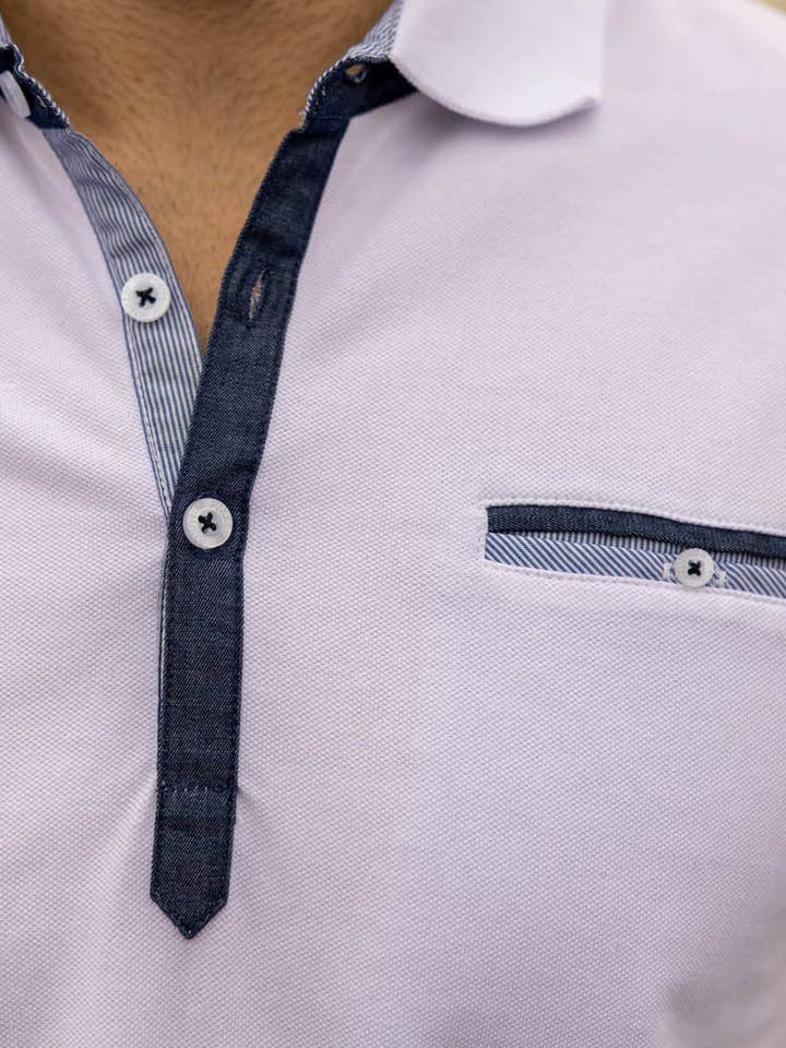 Custi Mikelo - Wholesale Polo - Men's - Argentinian White Polo